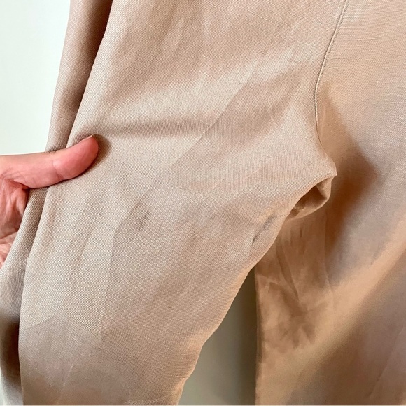 Aritzia  Wilfred Linen Allant Pant Taupe - Picture 9 of 12